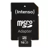 INTENSO atminties kortelė Micro SDHC 16GB C10 su adapteriu 3413470