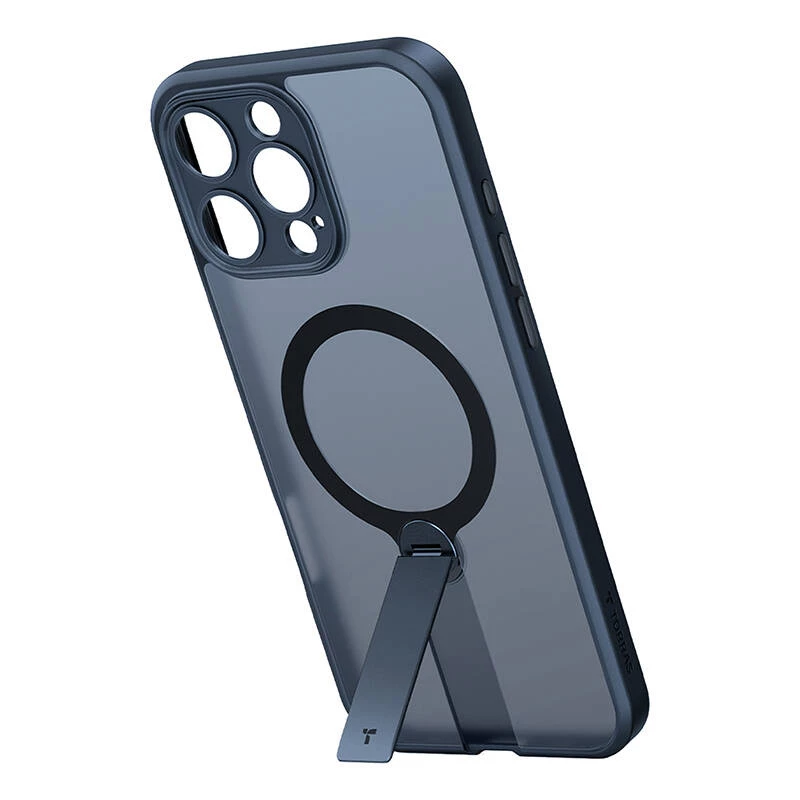 Torras Pstand Spin dėklas, skirtas iPhone 16 Pro (Juoda)