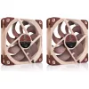 Kompiuterio korpuso ventiliatorius Noctua NF-A12X25 G2 PWM SX2-PP 120 mm, 12 V, 1800 RPM, 107,3 m³/h, SSO guolis, 2 vnt. komplektas, smėlio spalvos