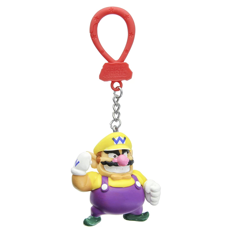 Backpack Buddies raktų pakabukų rinkinys Paladone Super Mario, CDU, 24 vnt. – įvairūs veikėjai, kolekcionuojami aksesuarai