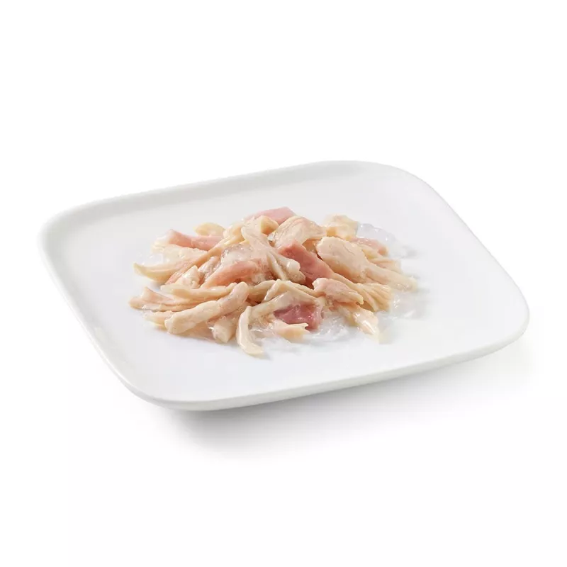 Šlapias šunų maistas Agras Pet Foods Schesir vištiena su kumpiu želė, 4 x 85 g