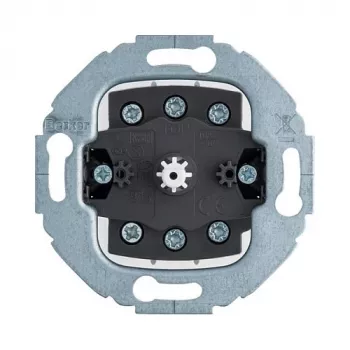 Berker 383803 mygtukas — juodai pilkas metalinis ir plastikinis korpusas, 1 vnt.