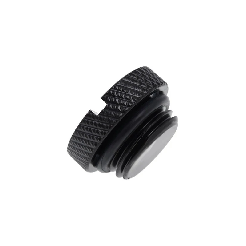Alphacool Eiszapfen G1/4 užsukami kamščiai (varžtai), juoda spalva, 6 vnt.
