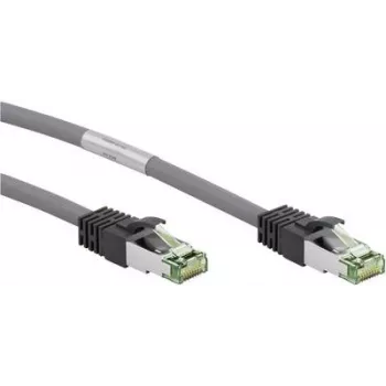 Goobay CAT 8.1 Patch Laidas, S/FTP (PiMF), Pilkas, 0,25 m - LSZH Halogen-Free, Varis AWG 24 (55134)