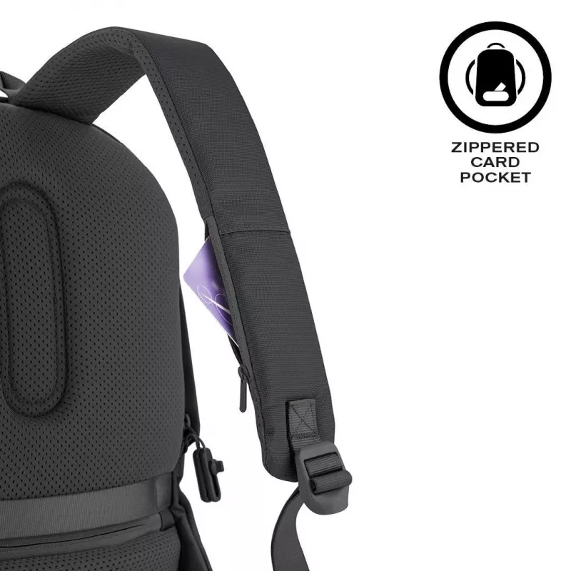 Kuprinė XDDESIGN Bobby Soft su 15,6 col. nešiojamojo kompiuterio skyriumi, 16 L, PET, juoda