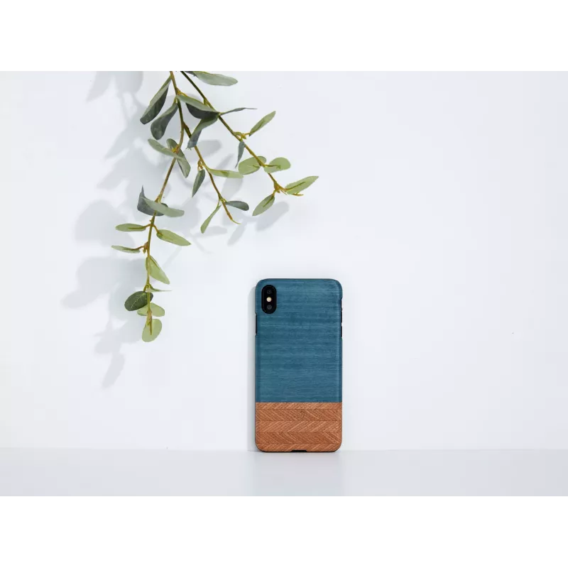 Apsauginis dėklas man and wood iPhone XS Max – denim juodas
