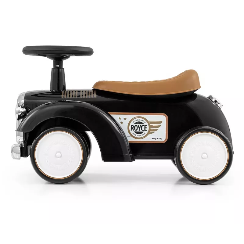 Vaikiškas stumdomas automobilis Milly Mally Royce juodas, modelis 5923