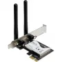 Inter-Tech DMG-32 belaidžio tinklo PCI Express plokštė, 650 Mbit/s, juoda-sidabrinė (88888148)