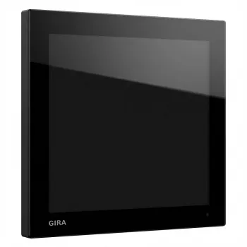 Valdymo skydelis Gira G1 (2nd Gen) 208705, juodas – išmaniojo namo centrinis įrenginys be WLAN