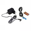 DECT belaidis telefonas Panasonic KX-TG1611, juodas, 1,9 GHz, 1,25 colio ekranas, iki 15 h pokalbio, 50 kontaktų telefono knyga