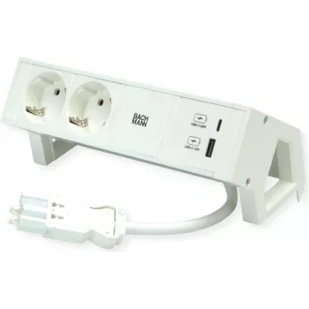 Bachmann Power Strip DESK2 baltas 2xCEE7/3 902.3201