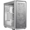 PC Midi Tower Cooler Master MasterFrame 600 Mesh sidabrinis – ATX/EATX, priekyje 2×200mm, 2.5 colio/3.5 colio diskai