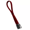 CableMod ModMesh SATA kabelis - Serial ATA 150/300/600 - SATA (M) į SATA (M) - 60 cm - Blood Red (CM-CAB-SATA-N60KBR-R)