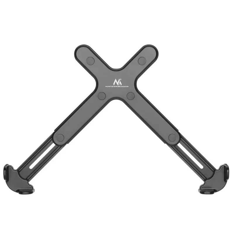 Nešiojamojo kompiuterio stovas MACLEAN MC-836 – reguliuojamas aukštis, ergonomiškas dizainas, juodas, horizontaliam nešiojamam kompiuteriui (58,5×236×320 mm)