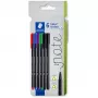 Staedtler Triplus 334 C6 plonieji rašikliai (fineliner), 6 vnt.