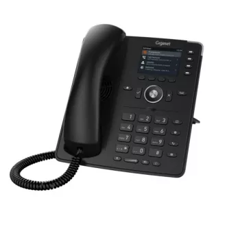 DECT IP telefonas Gigaset P710 IP PRO — laidinis ir belaidis ragelis, 2,8 colio (7,11 cm) ekranas, juodas, 1 ragelis
