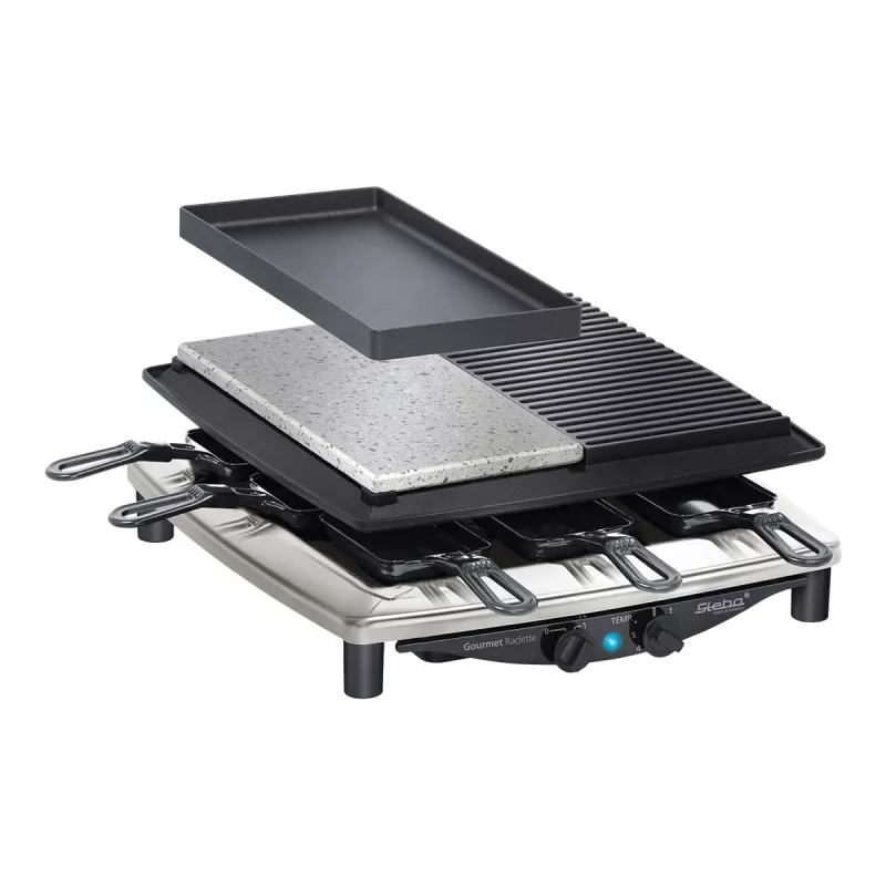 Ryžių virimo aparatas Steba RC 4 Plus Deluxe Chrome Black 622300