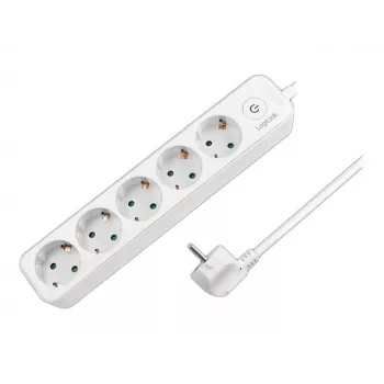 LogiLink LPS246. Kabellänge: 1,5 m, Anzahl der AC-Ausgänge: 5 AC-Ausgänge, Unterstützung von Positionierung: Indoor. AC Eingangsspannung: 250 V, Maxim