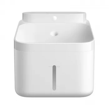 Automatinis gyvūnų girdytuvas Xiaomi Smart Pet Fountain 2, 3 L, anglies filtras, plastikas, baltas, baterija/DC 5 V 2 A, 230×180×190 mm