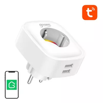 Išmanusis kištukinis lizdas WiFi Gosund SP112 2xUSB, 16A, Tuya