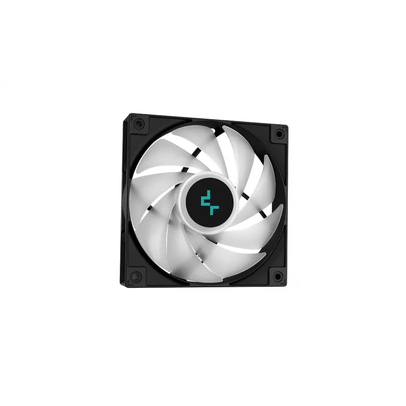 All-in-one skysčio aušintuvas DeepCool LS520 SE — 3x 120 mm ventiliatoriai, 280x120x27 mm aliumininis radiatorius, 41 cm žarnos, varinė bazė, RGB
