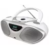 Blaupunkt BB14WH sidabrinis/baltas nešiojamas CD/MP3 radijas, USB, AUX, FM