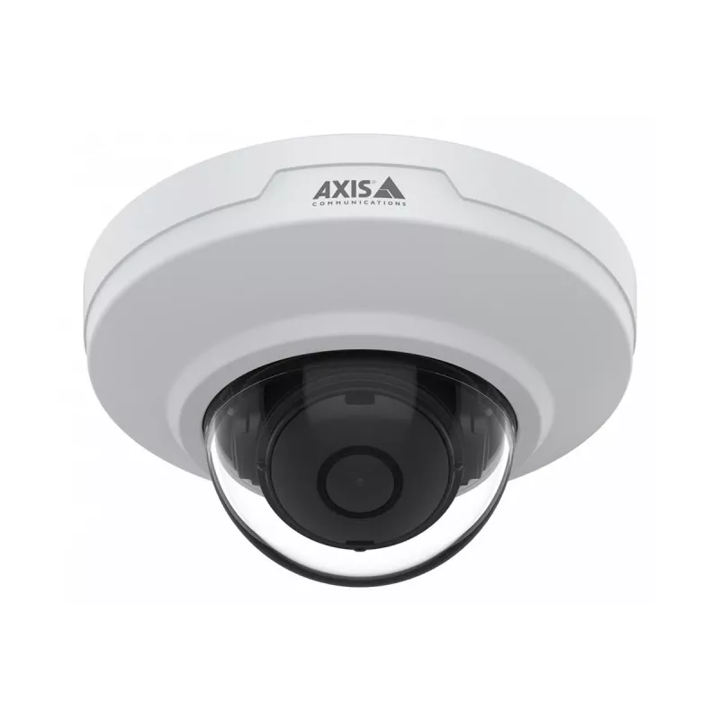 Axis M3088-V 02375-001 IP saugos kamera, mini kupolas, 8 MP, patalpoms, IK08 atspari vandalizmui, balta