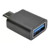 Eaton Tripp Lite Series USB 3.1 Gen 1.5 adapteris USB-C į USB Type A M/F 5 Gbps planšetiniam kompiuteriui ir išmaniajam telefonui - USB adapteris - USB Type A (M) į 24 kaiščių USB-C (M) - USB 3.1 - juodas (U428-000-F)