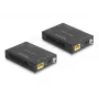 HDMI siųstuvas ir imtuvas DELOCK 65955 – Cat6/Cat6a HDMI prailgintuvas, iki 3840×2160, laidinis, Micro-USB B maitinimas
