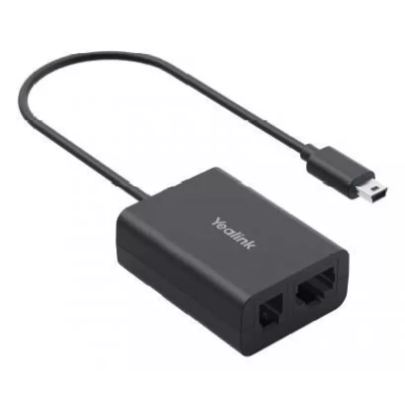 Yealink EHS62 adapter ausinėms – belaidžio ryšio adapteris, juodas