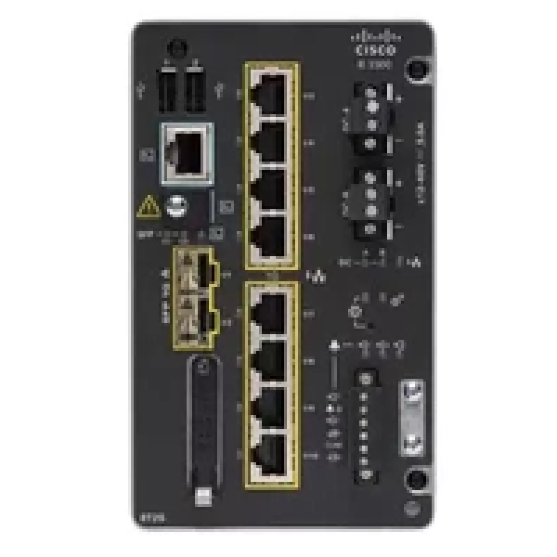 Cisco Catalyst IE3300 valdomas pramoninis Ethernet perjungiklis, 8x GE Cu + 2x GE SFP