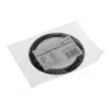 DEMCiflex dulkių filtras 80 mm, apvalus - juodas/juodas