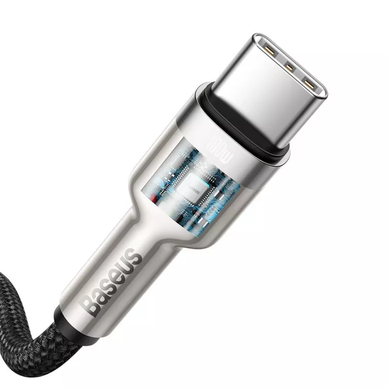 USB-C į USB-C laidas Baseus CATJK-C01, USB 3.2 Gen 1, 1 m, juodas