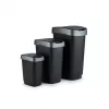 Rotho Twist 25 L stačiakampis polipropileninis šiukšlių konteineris — 25 L, 476×333×252 mm, juodas