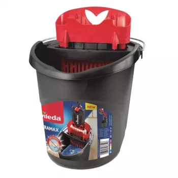 Kibiras su gręžtuvu Vileda 157870 — juodas, 10 L, tinka Ultramax ir Ultramax XL, 380×300×380 mm