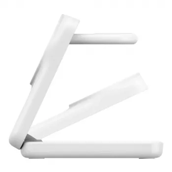 Belkin UltraCharge 25W Qi2 3in1 magnetinis belaidis įkroviklis EU baltas kvadratinis