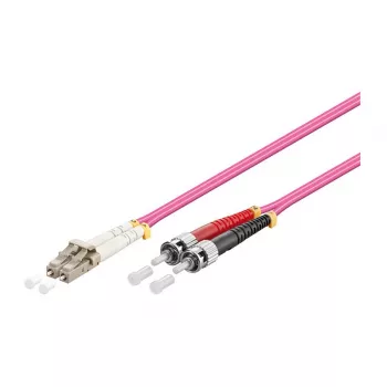 Pataisos laidas LWL Duplex OM4 (daugiamodis, 50/125) LC/ST, 5 m, Good Connections® (LW-805LT4)