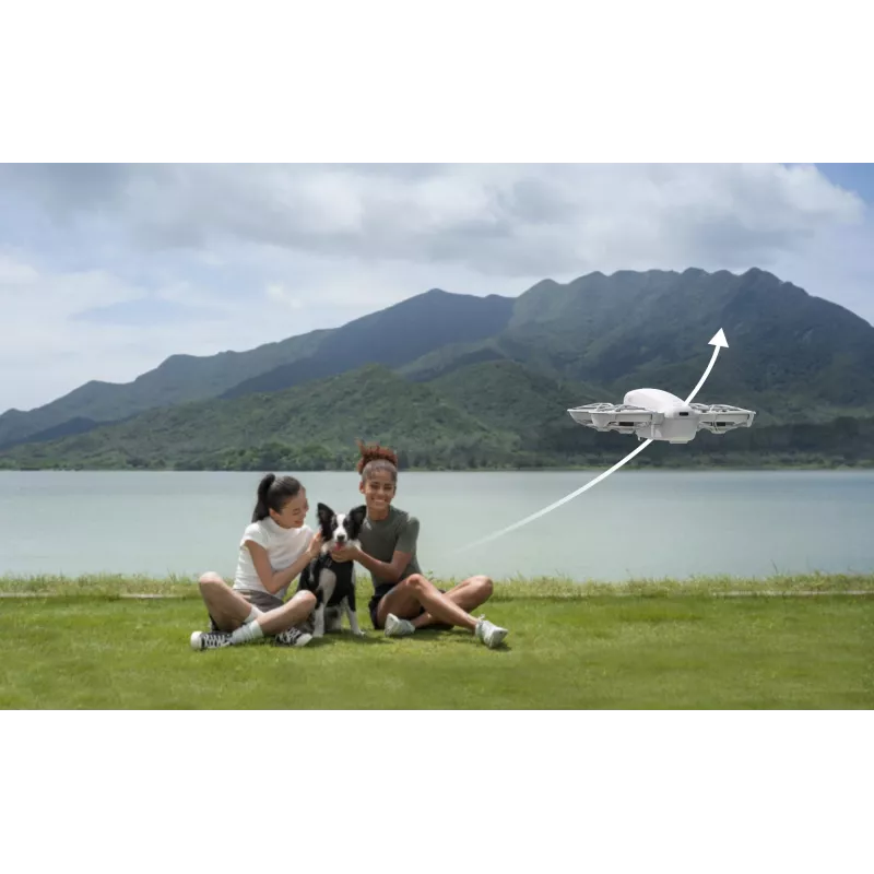 DJI Neo Fly More Combo (DJI-RC-N3) lengvas 135 g dronas su 4K Ultra HD kamera, iki 18 min skrydžio laiko, 3x baterijos, nuotolinis valdymas