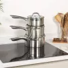 Puodų rinkinys Salter 3 vnt. nerūdijančio plieno keptuvės BW06734EU7