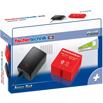 Baterijų įkroviklis Fischertechnik 34969 NiMH 1500mAh 8,4V juodas raudonas