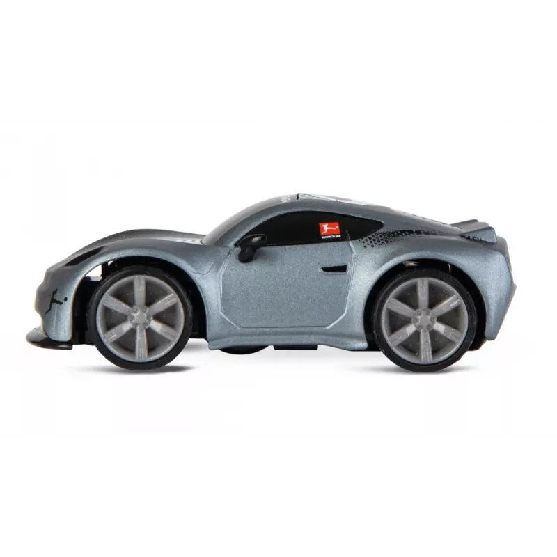 RC Automobilis Bundesliga Mini RC 1:43 Pilkas