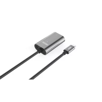 USB laidas UNITEK U305A 5 m USB 3.2 Gen 1 USB-C pilkas