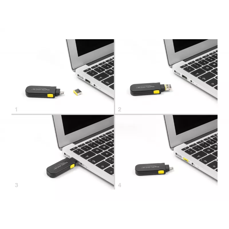 USB prievadų blokatorius DeLOCK 22031 (4 vnt.)