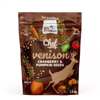 SYTA MICHA Chef Venison with cranberry and pumpkin seeds - sausas šunų ėdalas - 1,5 kg