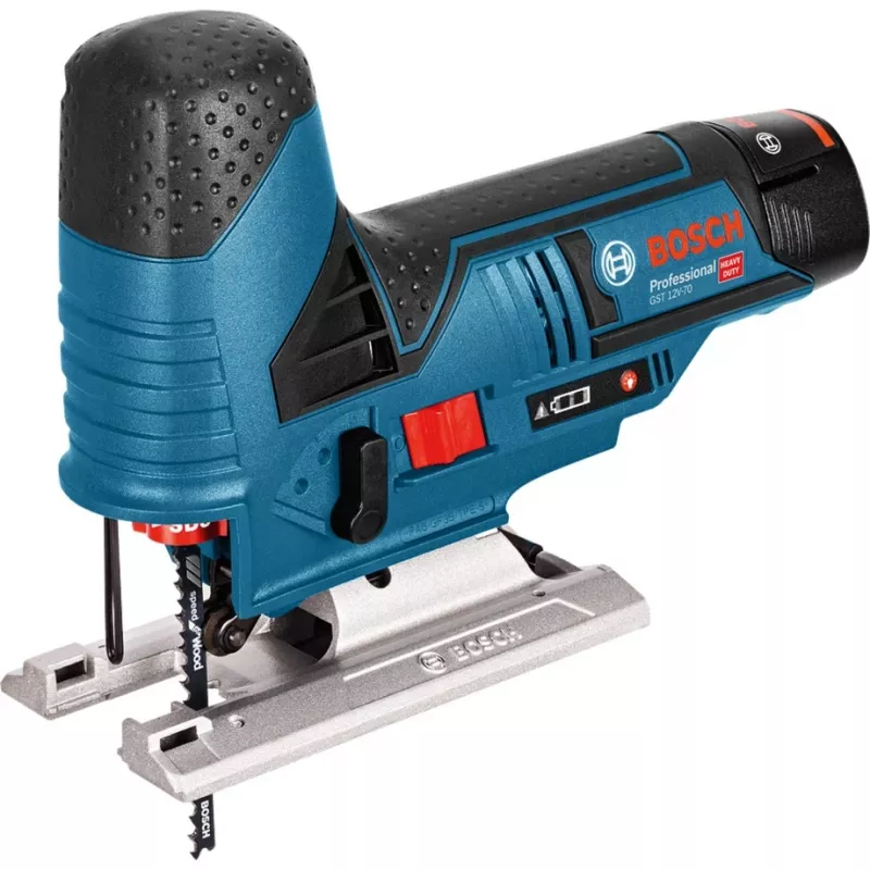 Akumuliatorinis dėlionis GST 12V-70 Professional, 12 V (mėlyna/juoda, 2x ličio jonų akumuliatorius 3,0 Ah, L-BOXX)