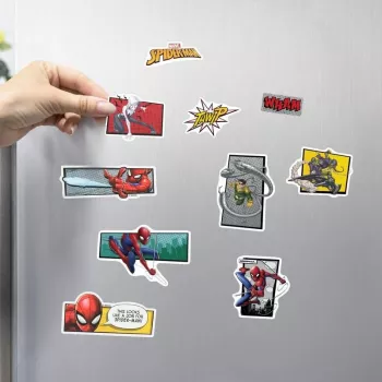 Šaldytuvo magnetai Paladone Spider-Man dizainas, 6 vnt. rinkinys