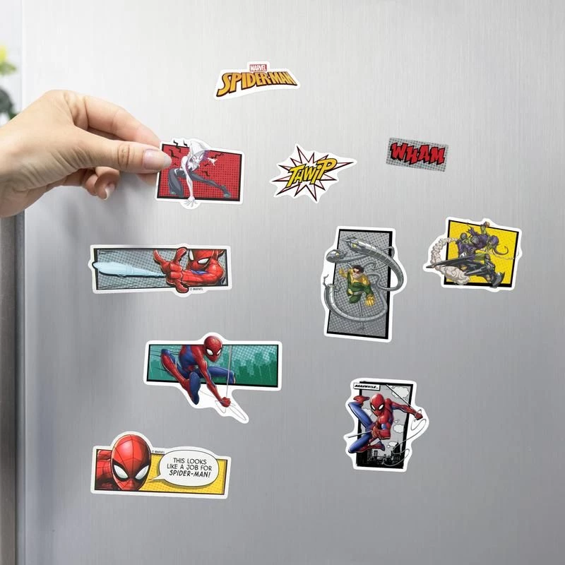 Šaldytuvo magnetai Paladone Spider-Man dizainas, 6 vnt. rinkinys