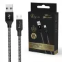 Įkrovimo laidas Extralink Smart Life 15W USB-A – microUSB 100 cm PVC 5V 2,4A juodas