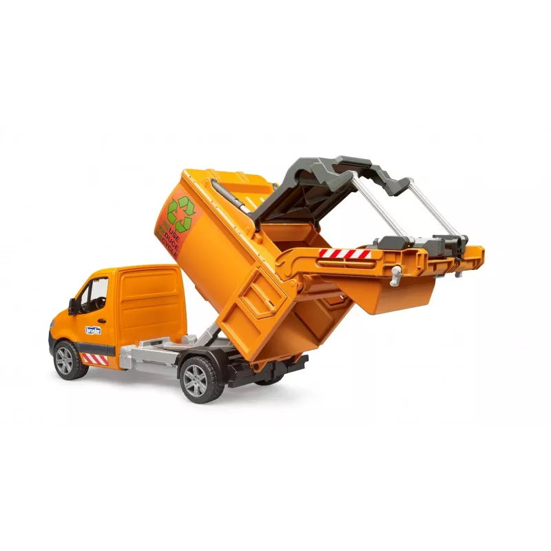 BRUDER MB Sprinter komunalinis šiukšliavežis BR-02682 – mastelio modelis