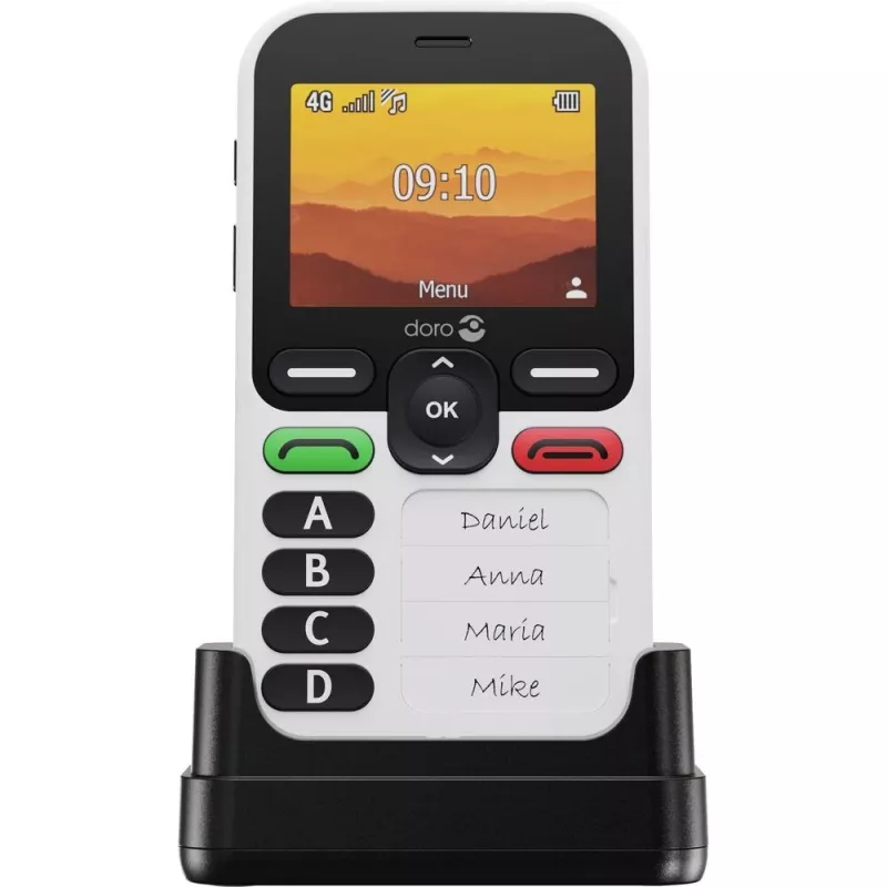 Išmanusis telefonas Doro Leva X10 2,4 colio 1150 mAh grafitas